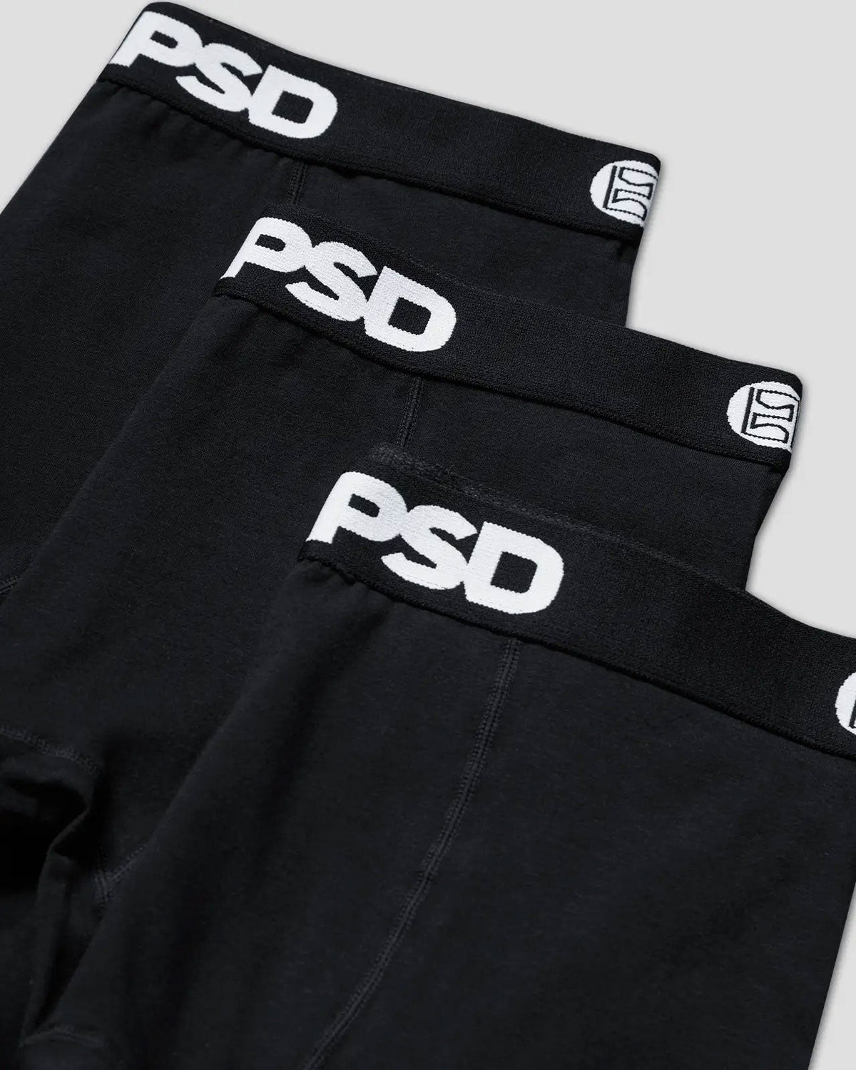 PSD Recommended | Solids 3 Pack - Black - Standard Length - Cotton