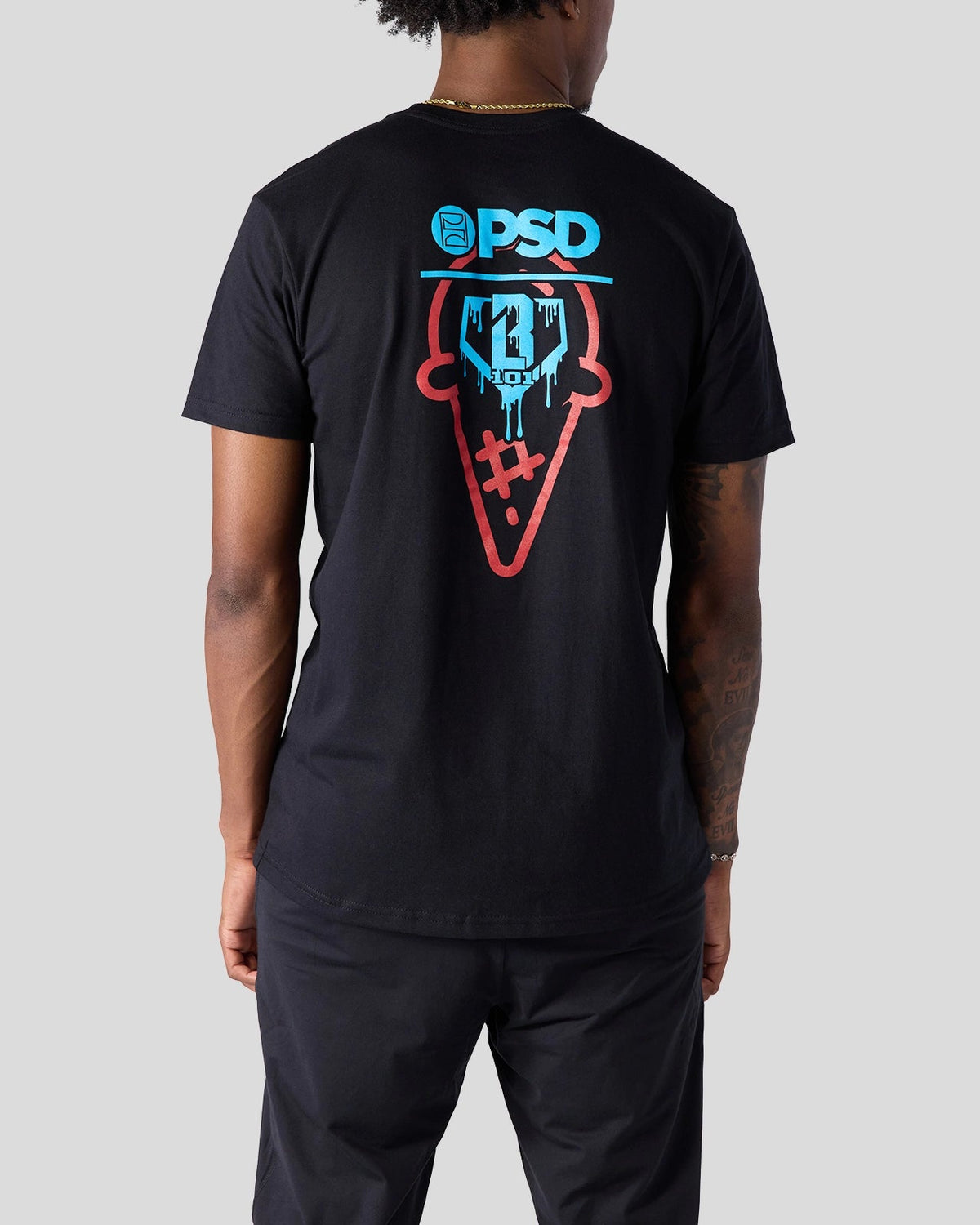 PSD Discount | Baseball Lifestyle 101 - Black Tee - Graphic Tee