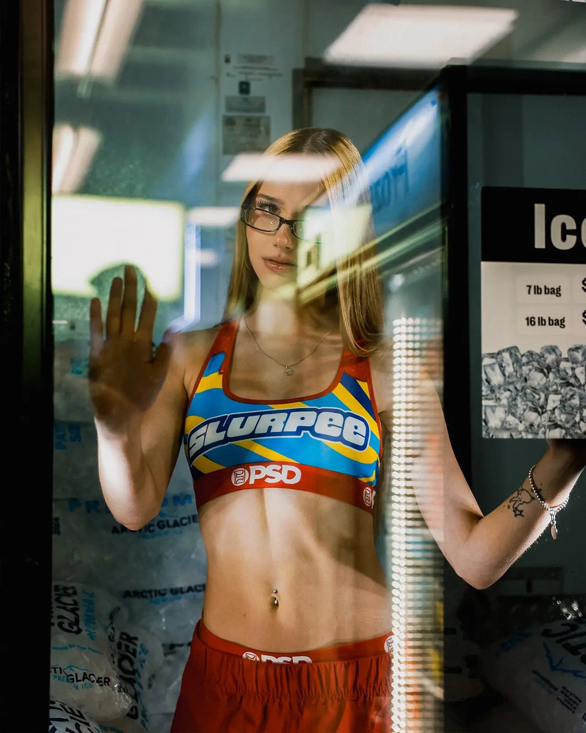 PSD Value | 7-Eleven - Cherry Slurpee - Sports Bra