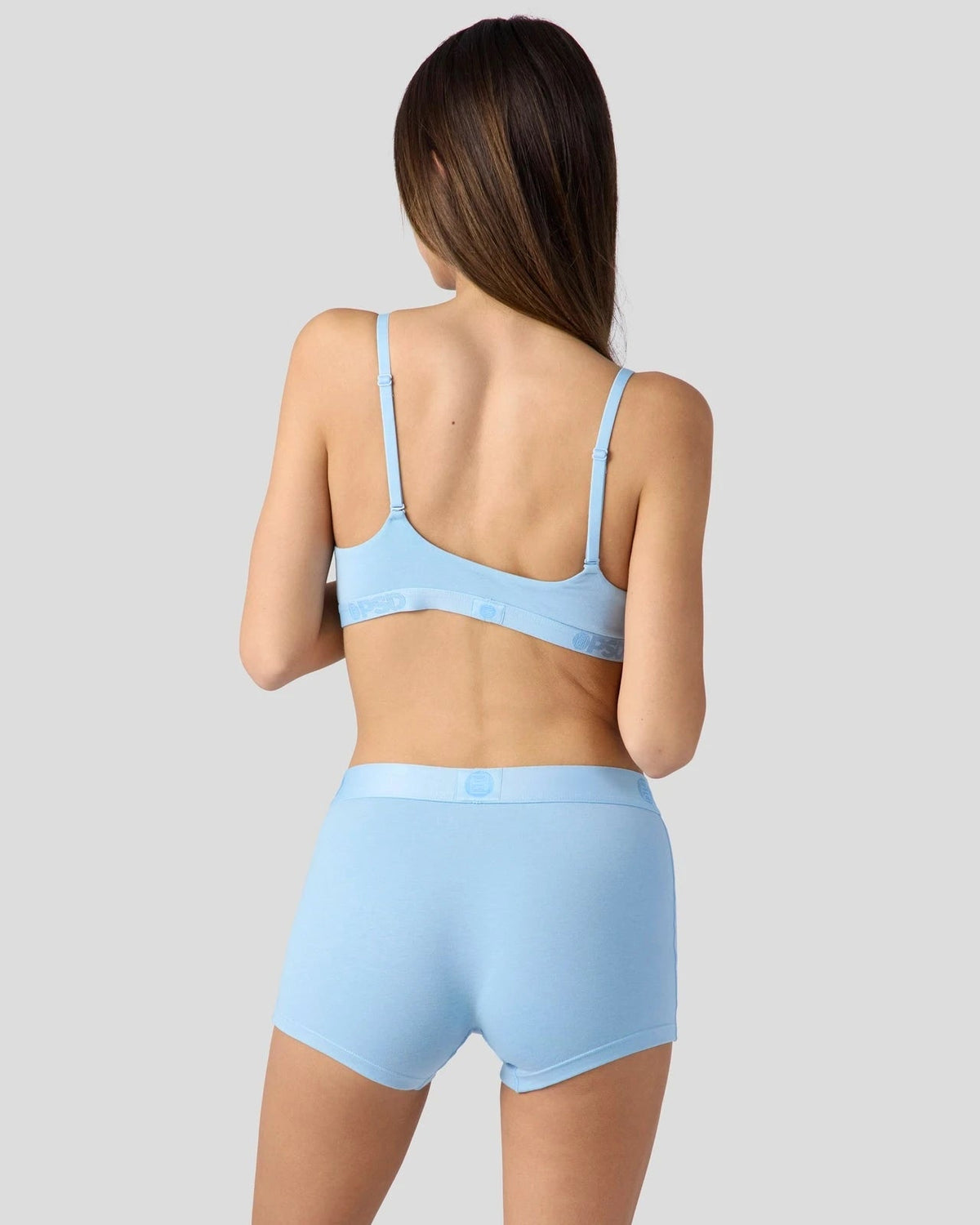PSD Latest | Modal Solids - Baby Blue - Scoop Bralette - Modal