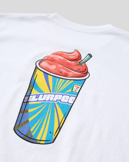 PSD Latest | CHRY SLURPEE WHT TEE MULTI - TOPS