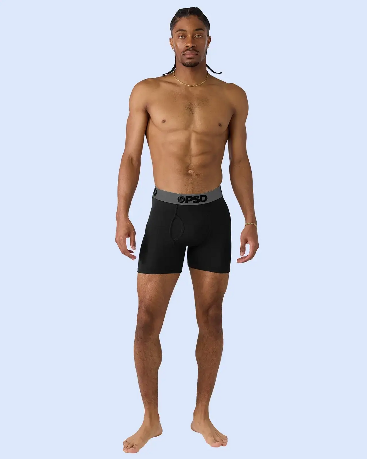 PSD Essential | Luxe Modal 3 Pack - Black Grey - Mid Length - Luxe Modal