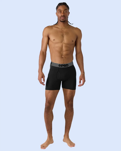 PSD Essential | Luxe Modal 3 Pack - Black Grey - Mid Length - Luxe Modal