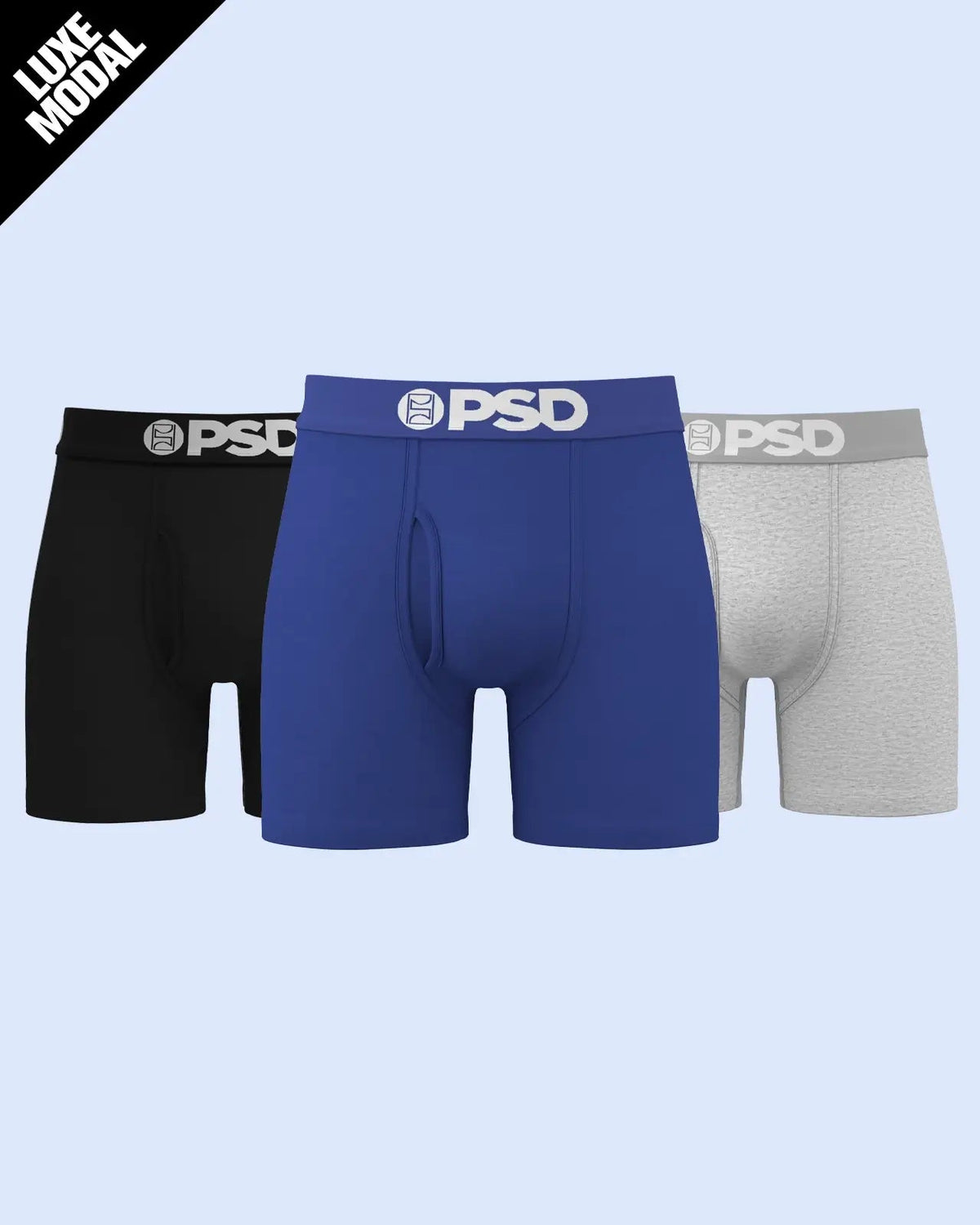 PSD Special Offer | Luxe Modal 3 Pack - LA Blue - Mid Length - Luxe Modal