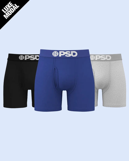 PSD Special Offer | Luxe Modal 3 Pack - LA Blue - Mid Length - Luxe Modal
