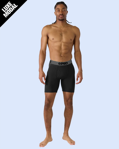 PSD Exclusive | Luxe Modal - Black Grey - Standard Length - Luxe Modal