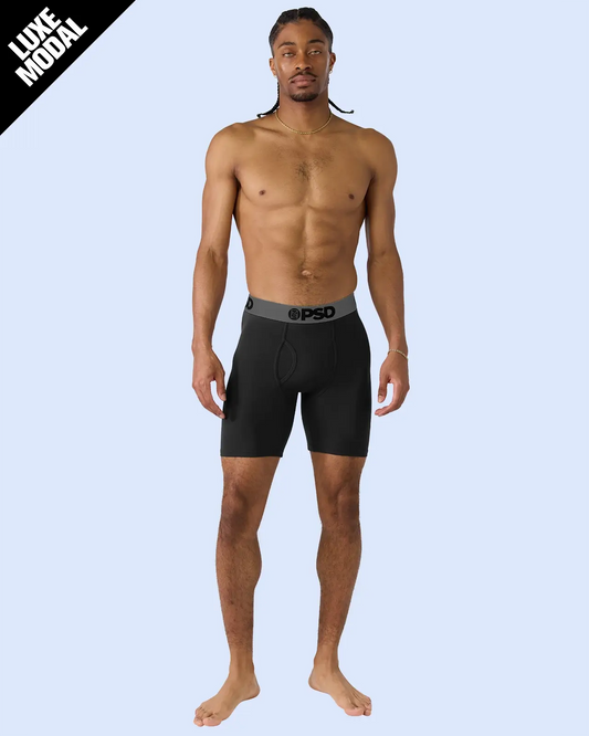 PSD Exclusive | Luxe Modal - Black Grey - Standard Length - Luxe Modal