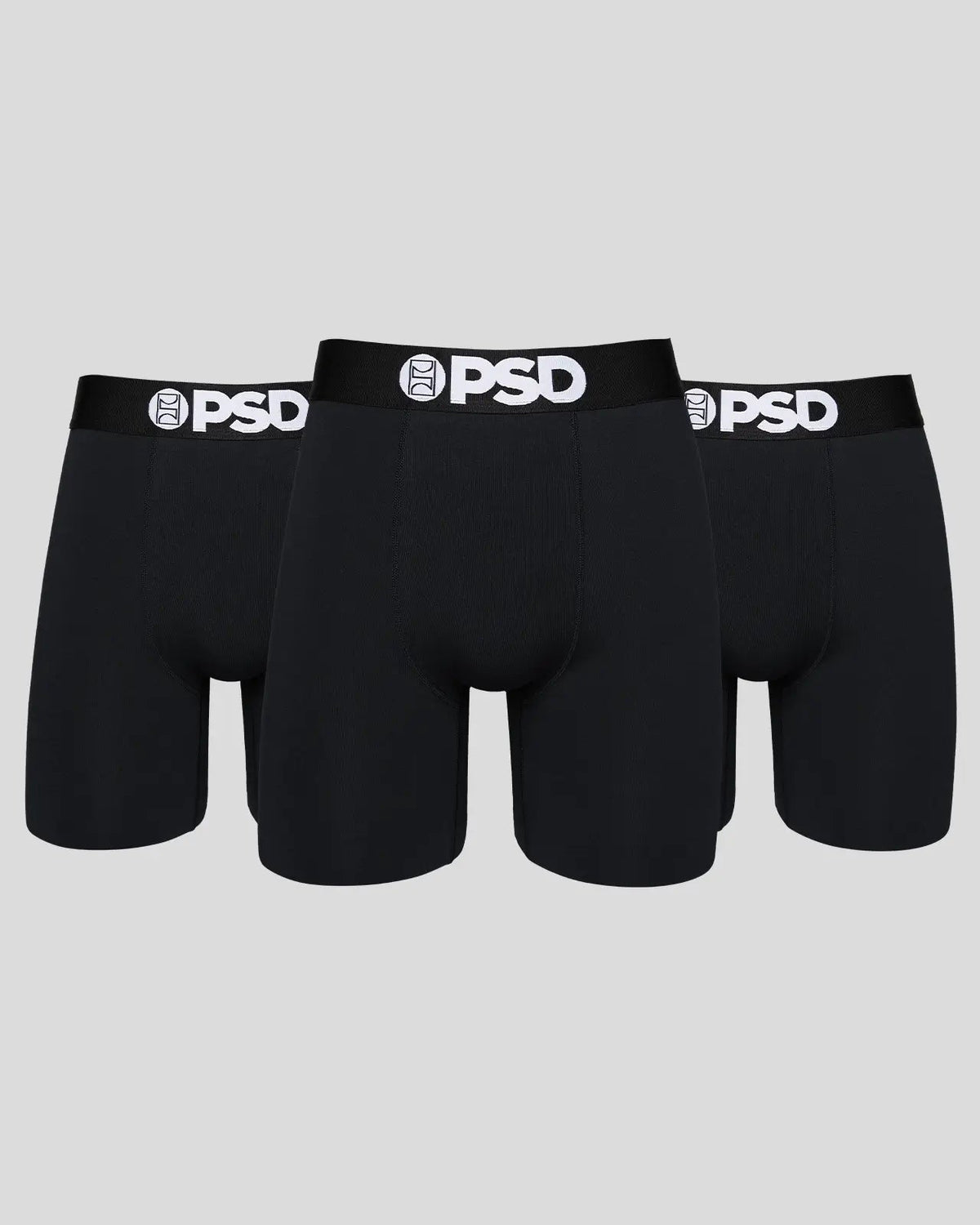 PSD Recommended | Solids 3 Pack - Black - Standard Length - Cotton