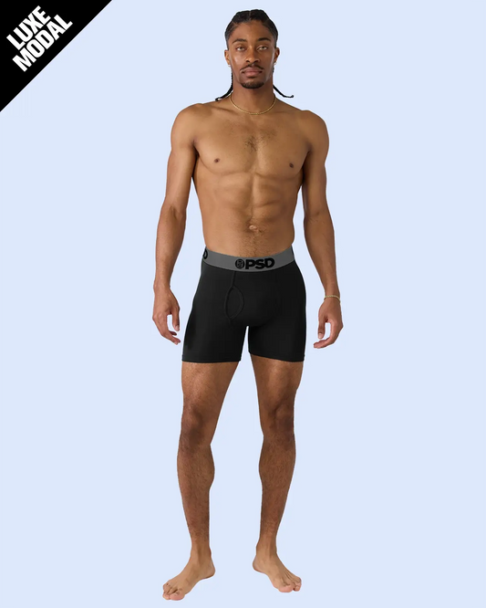 PSD Special Offer | Luxe Modal - Black Grey - Mid Length - Luxe Modal