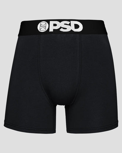 PSD Signature | Solids 3 Pack - Black - Mid Length - Cotton