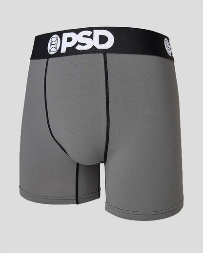 PSD Premium | Solids 3 Pack - Red/Grey/Black - Mid Length - Cotton