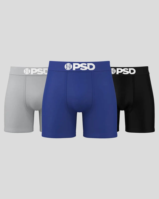 PSD Popular | Solids 3 Pack - LA Blue - Mid Length - Cotton