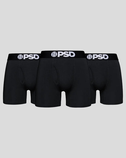 PSD New | Modal 3 Pack - Black - Mid Length - Modal