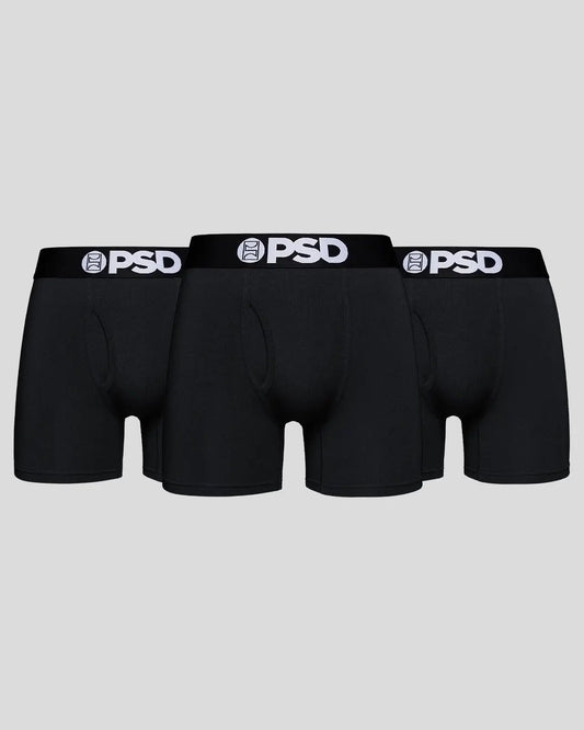 PSD New | Modal 3 Pack - Black - Mid Length - Modal