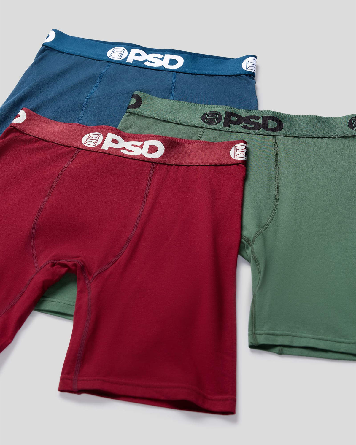 PSD Customer Favorite | Solids 3 Pack - Dark Tones - Standard Length - Cotton