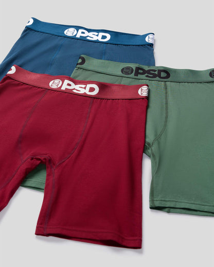 PSD Customer Favorite | Solids 3 Pack - Dark Tones - Standard Length - Cotton