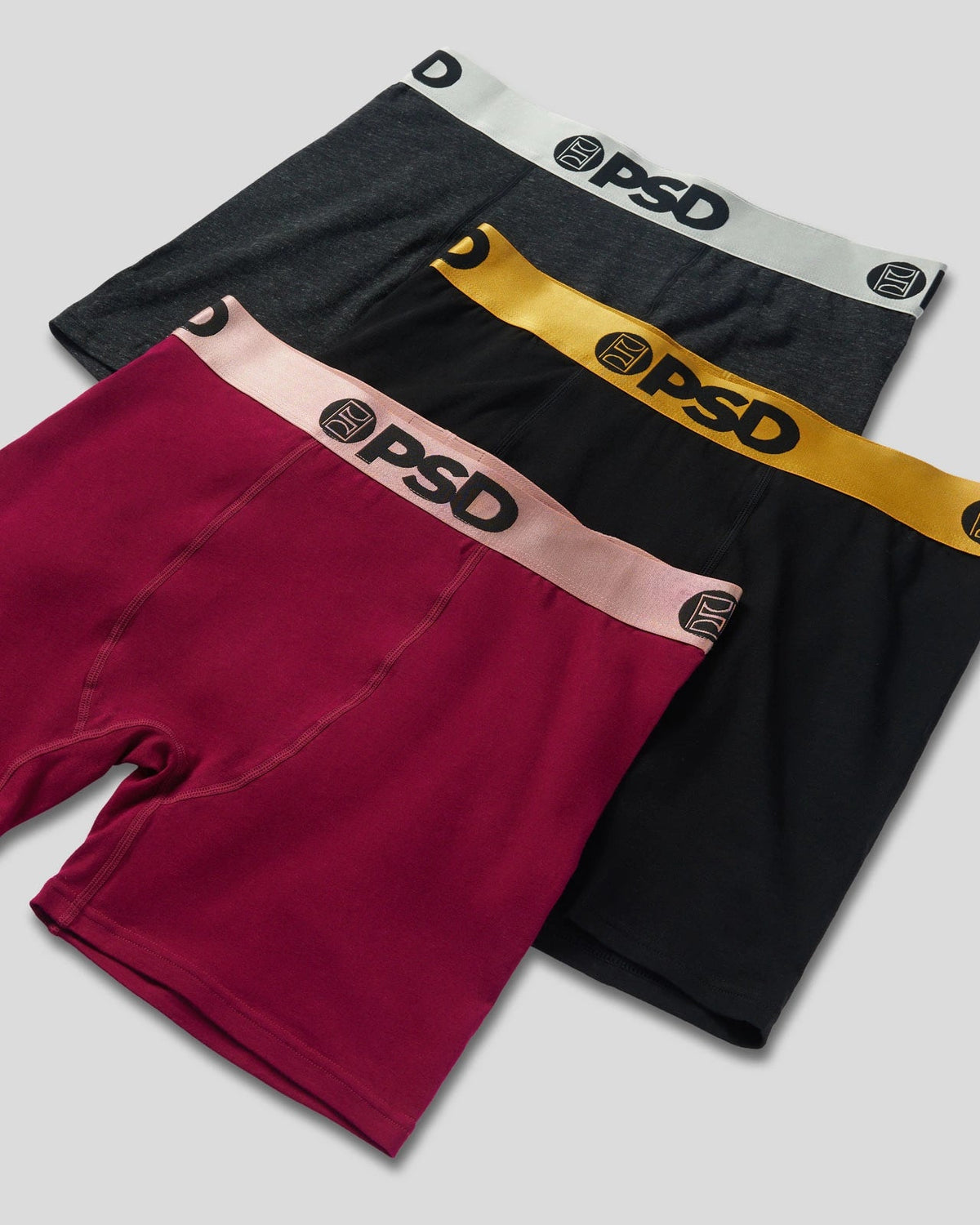 PSD Top Pick | 3 Pack - Metallic Solids - Mid Length - Cotton