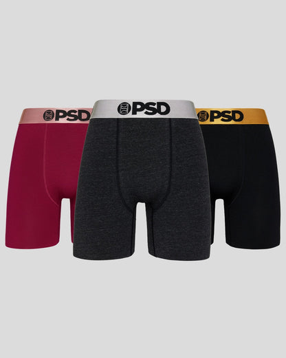 PSD Latest | 3 Pack - Metallic Solids - Standard Length - Cotton