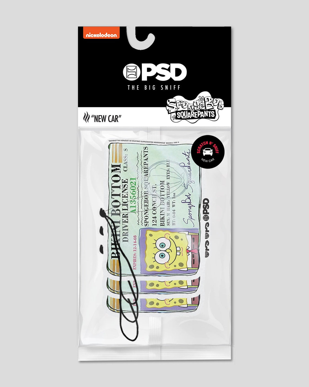 PSD Discount | 3 Pack - SpongeBob License - Air Freshener