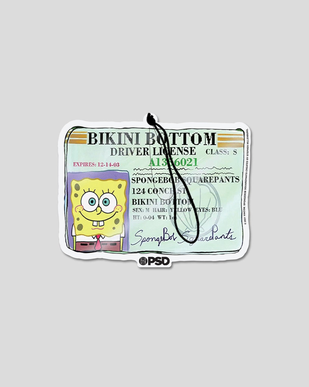 PSD Discount | 3 Pack - SpongeBob License - Air Freshener