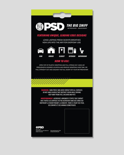 PSD Discount | 3 Pack - Big Foot - Air Freshener