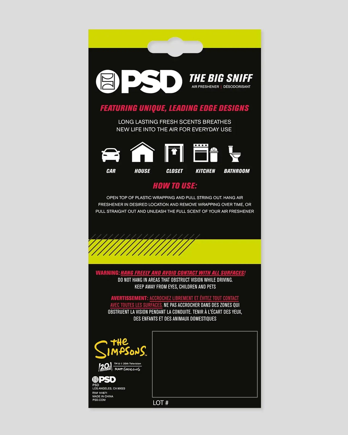 PSD Everyday | 3 Pack - Homers Bush - Air Freshener