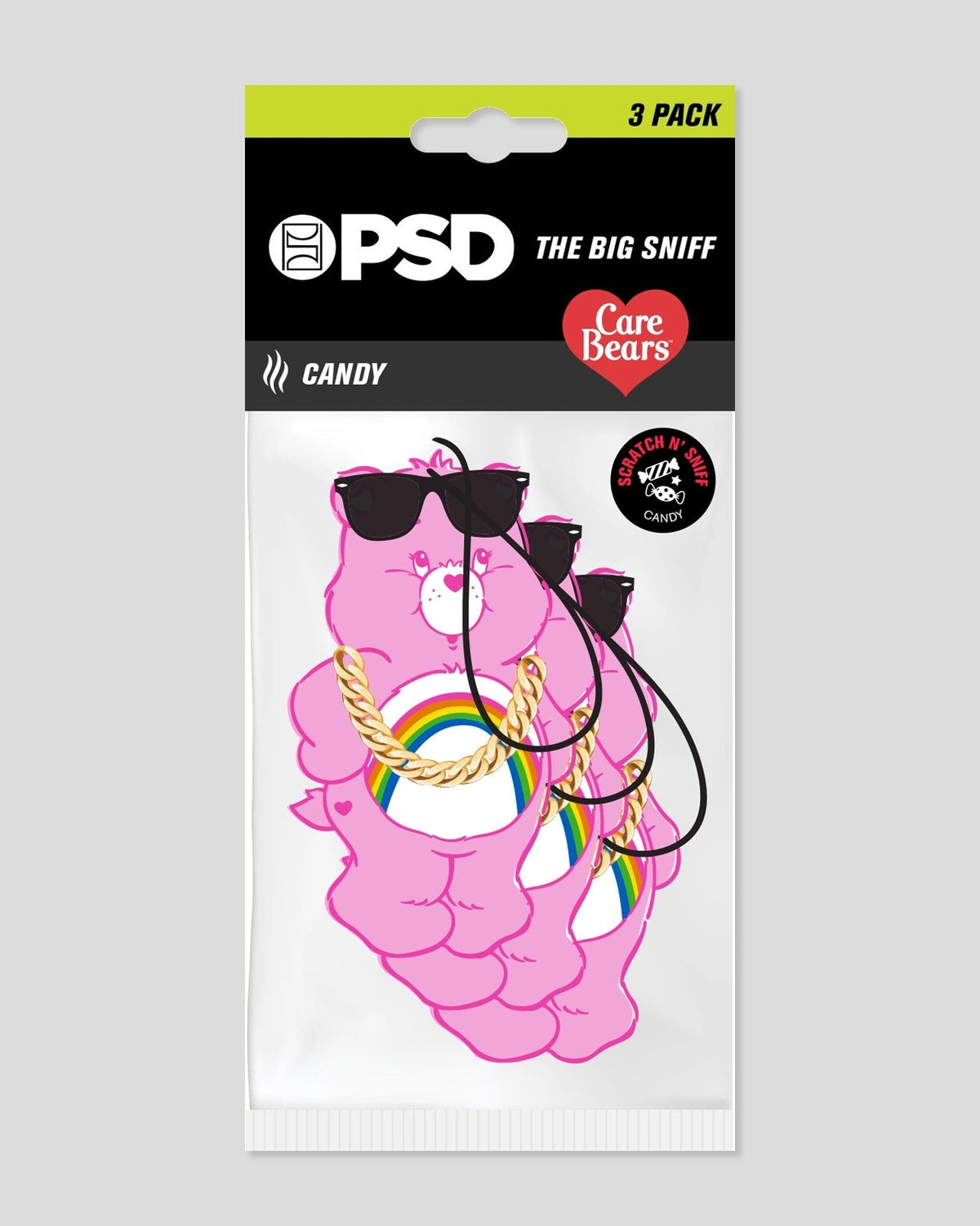 PSD Recommended | 3 Pack - Cheer Bear - Air Freshener
