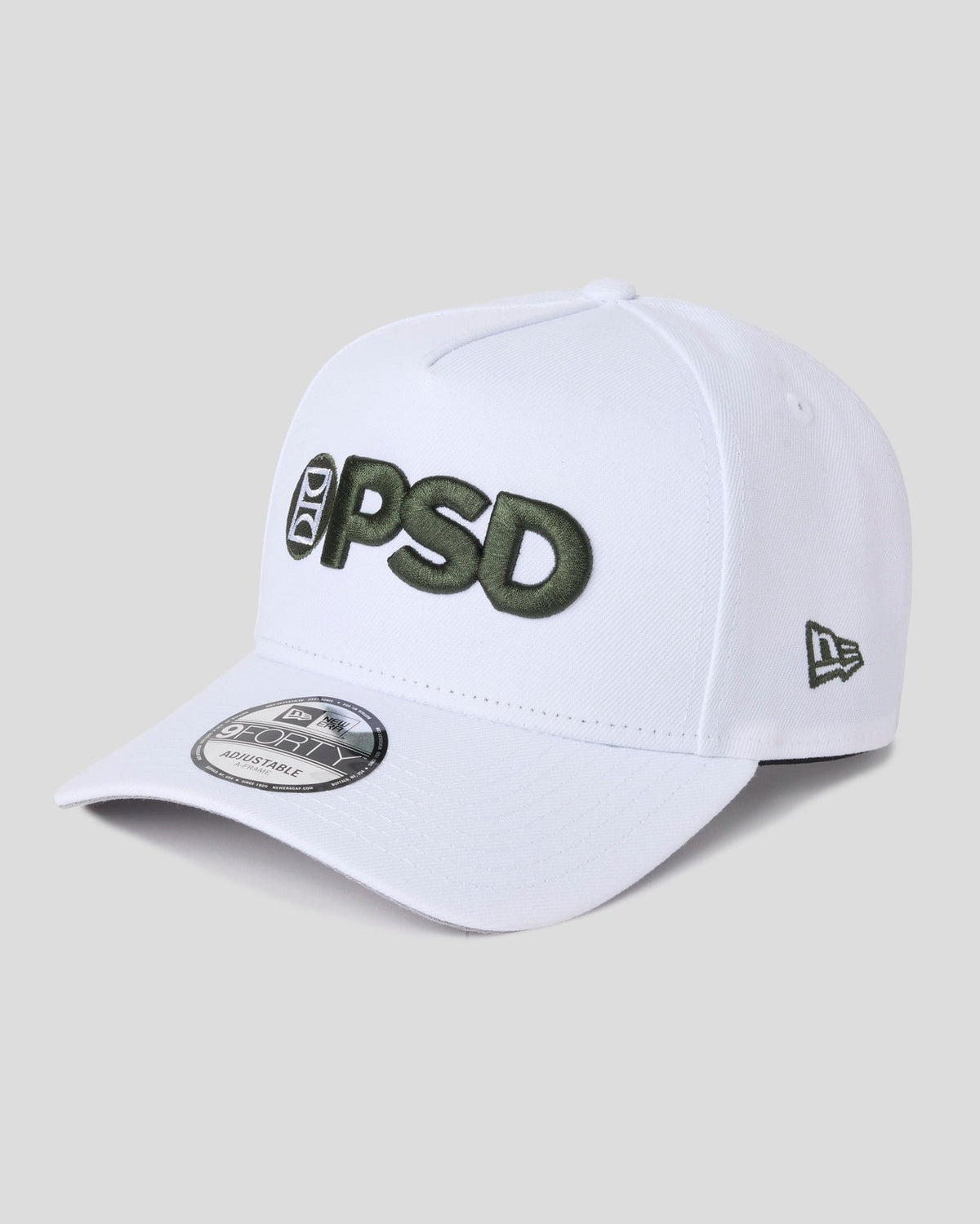 PSD Deals | New Era x PSD Logo Hat White/Green - ACCESSORIES
