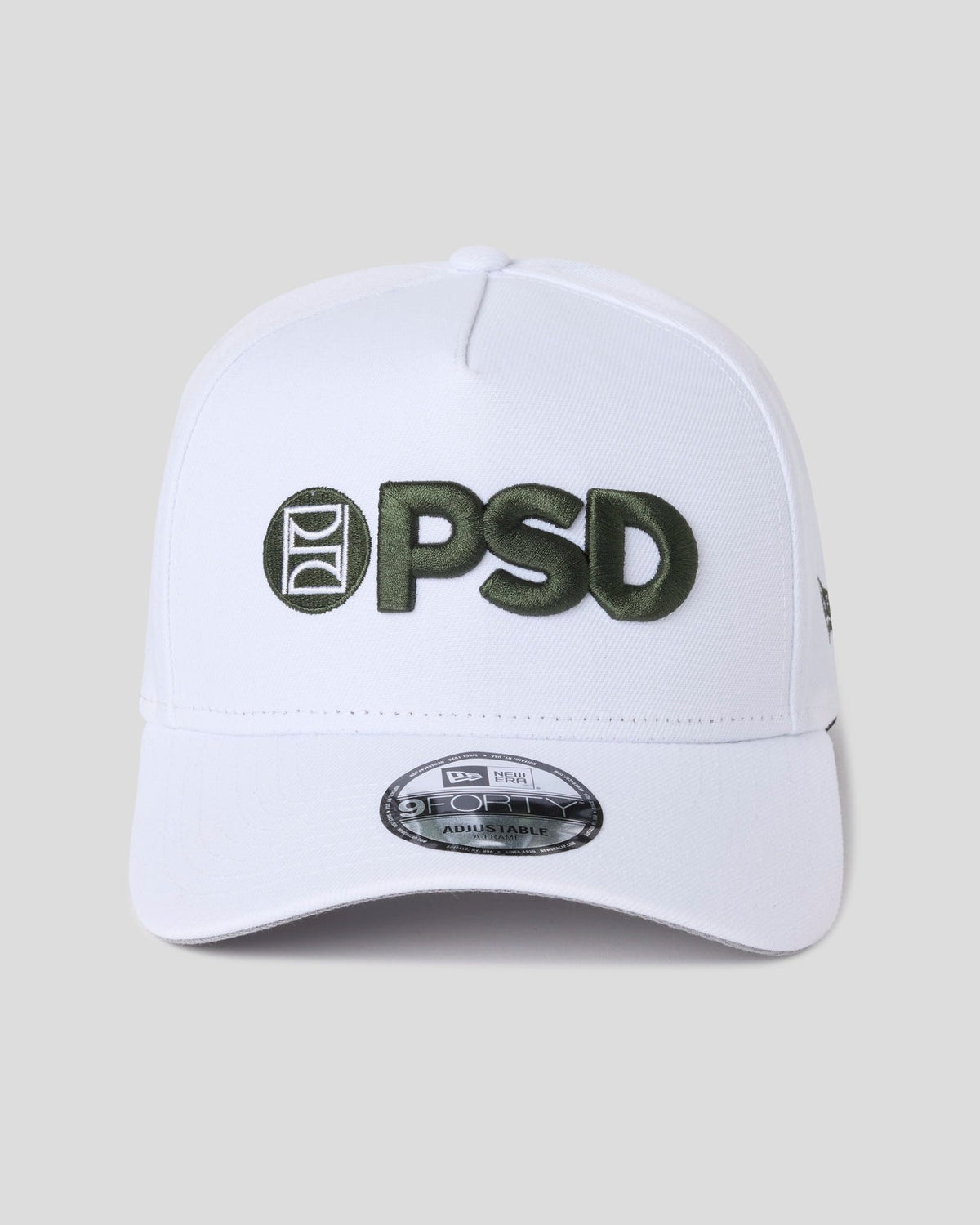 PSD Deals | New Era x PSD Logo Hat White/Green - ACCESSORIES