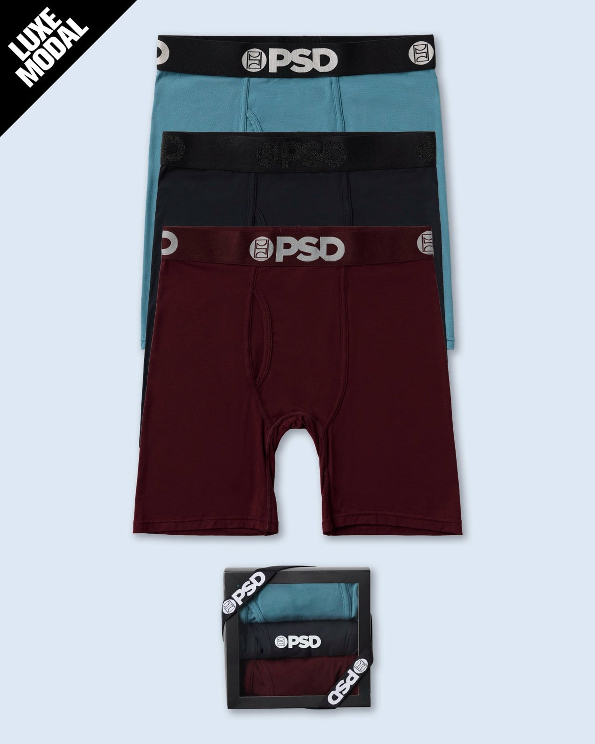 PSD Best Price | Luxe Modal 3 Pack - Dark Tones - Standard Length - Luxe Modal