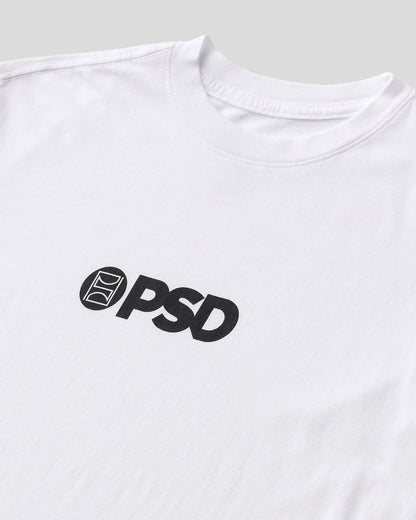 PSD Popular | Logo Tee - White - Youth Classic Tee