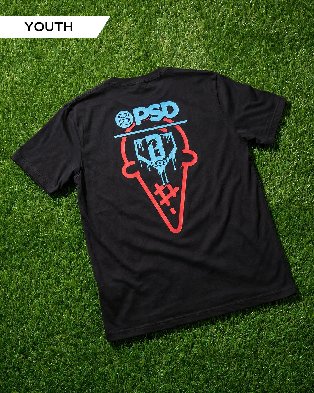 PSD Best Seller | Baseball Lifestyle 101 - Black Tee - Youth Classic Tee