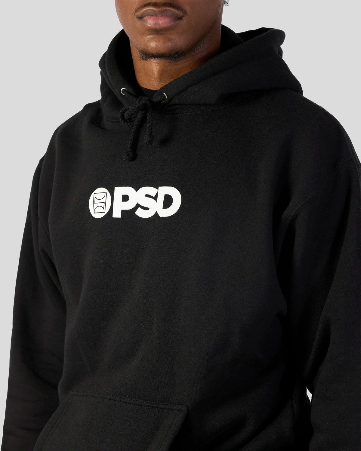 PSD Essential | PSD Black Hoodie - Classic Hoodie