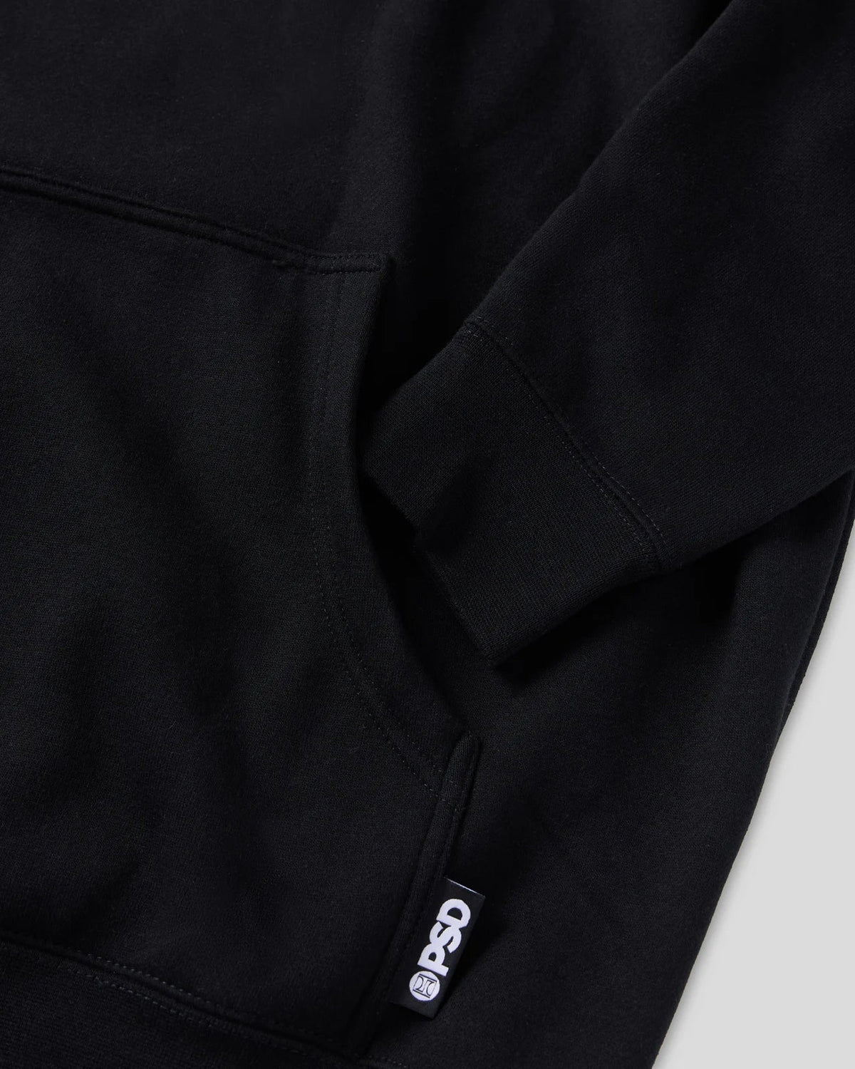PSD Essential | PSD Black Hoodie - Classic Hoodie