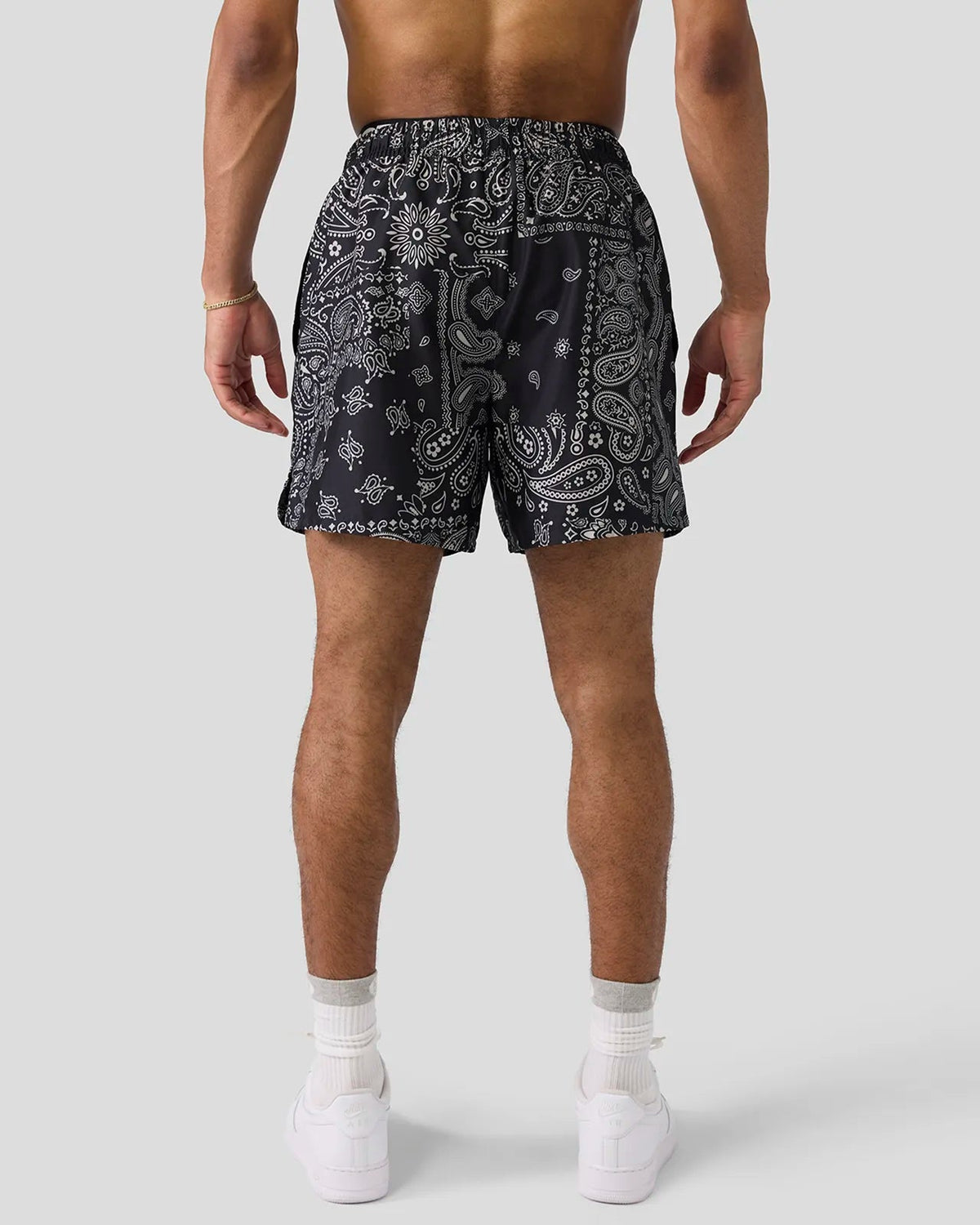 PSD Smart Buy | Khaki Paisley Essential Short - Essential Short