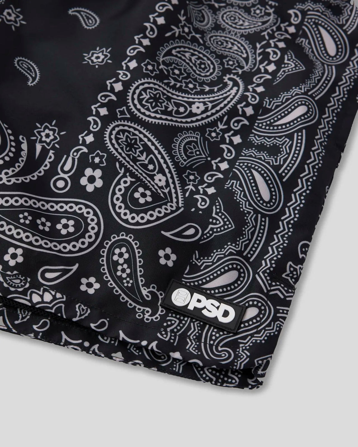 PSD Smart Buy | Khaki Paisley Essential Short - Essential Short