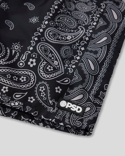 PSD Smart Buy | Khaki Paisley Essential Short - Essential Short