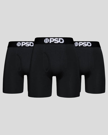 PSD Signature | Modal 3 Pack - Black - Standard Length - Modal