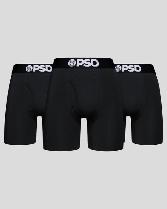 PSD Signature | Modal 3 Pack - Black - Standard Length - Modal