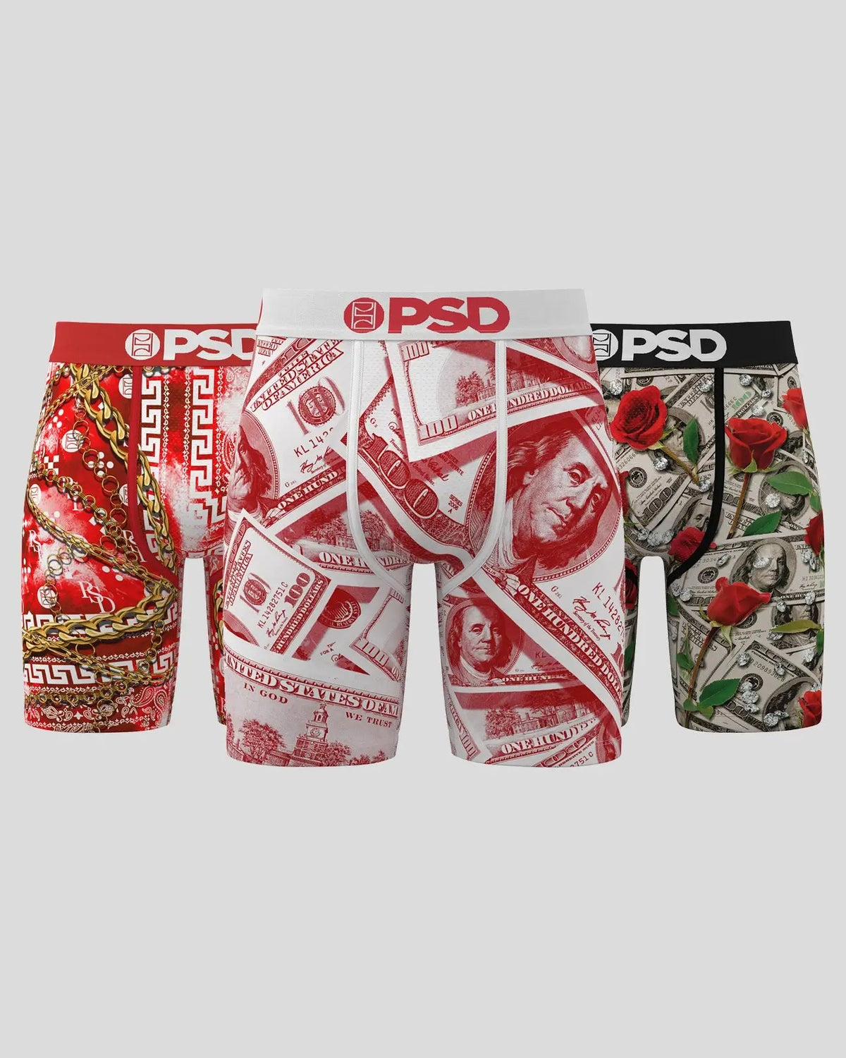 PSD Exclusive | 3 Pack - Red Luxury - Standard Length