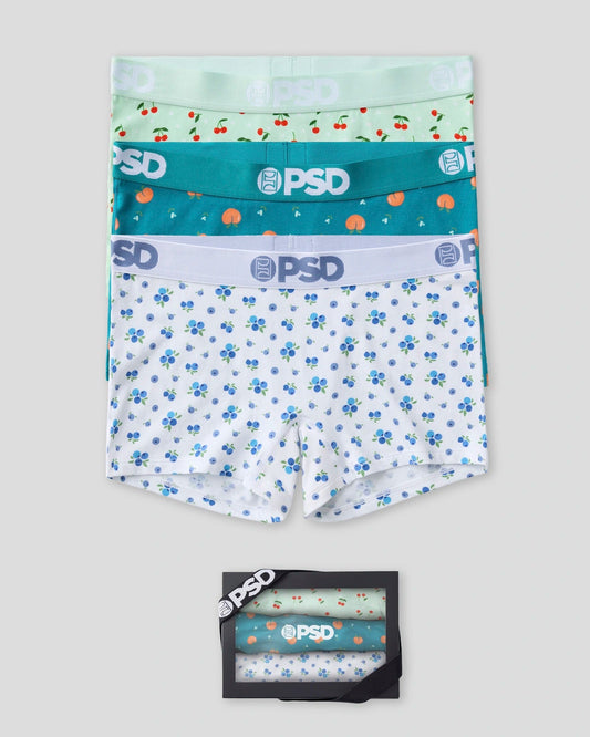PSD Essential | Modal 3 Pack - Fruity - Boy Short - Modal