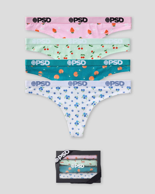 PSD Best Price | Modal 4 Pack - Fruity - Thong - Modal