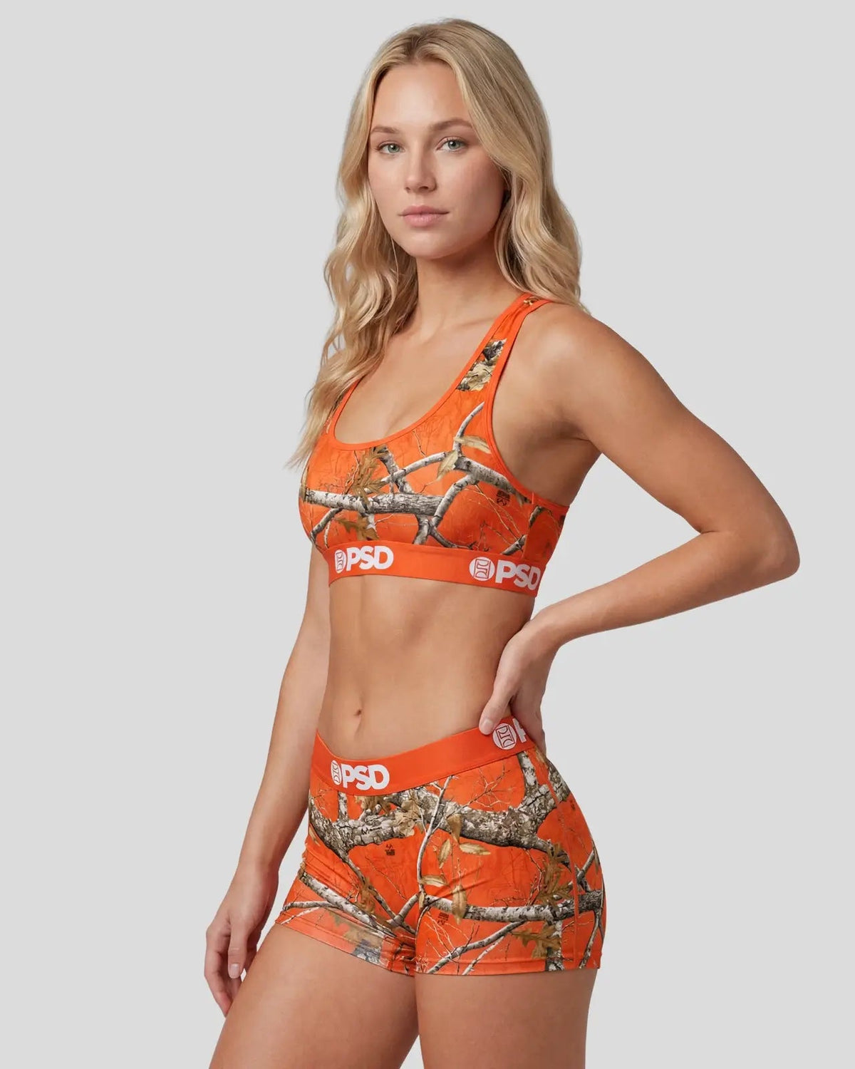 PSD Exclusive | Realtree - Edge Orange - Sports Bra
