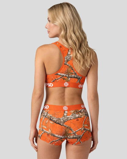 PSD Exclusive | Realtree - Edge Orange - Sports Bra