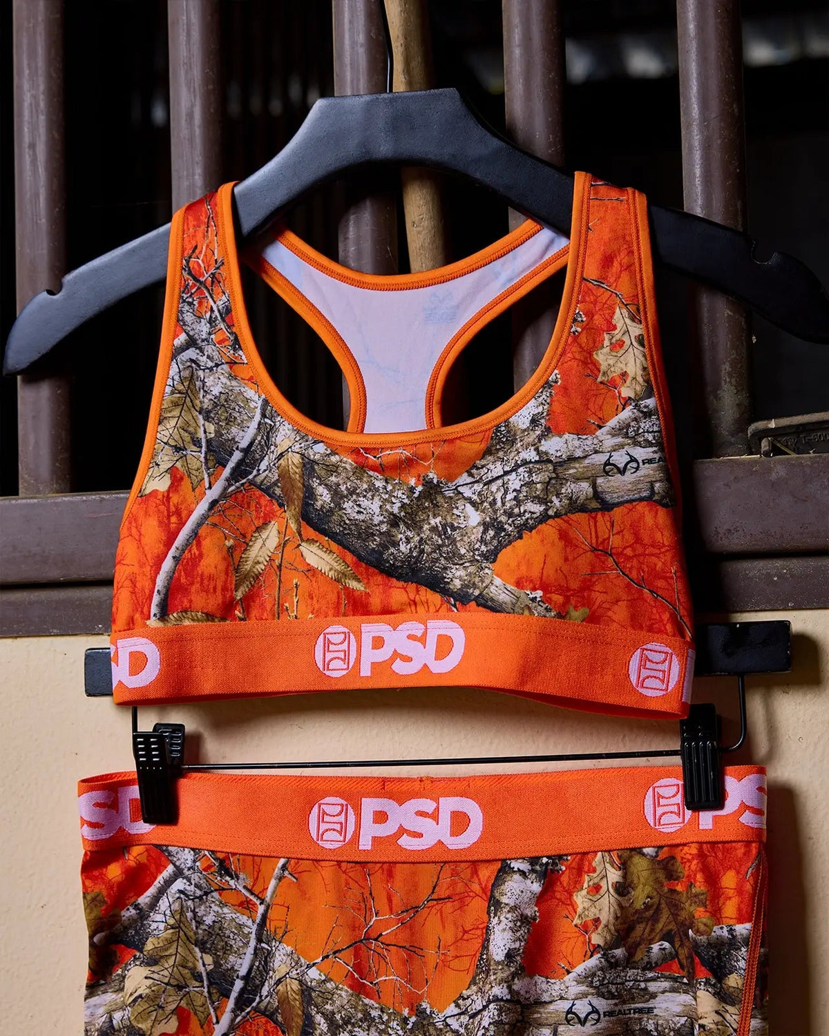 PSD Exclusive | Realtree - Edge Orange - Sports Bra