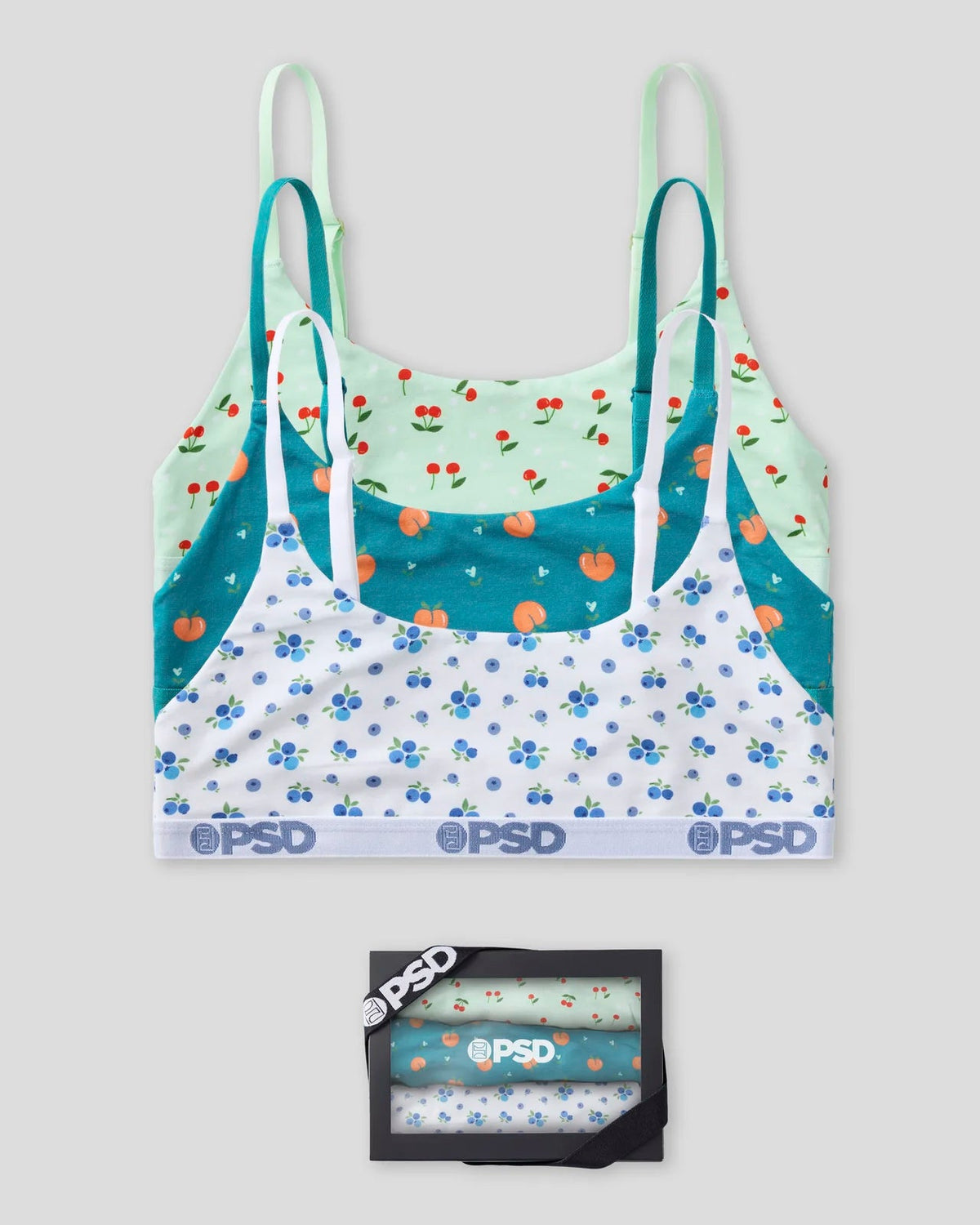 PSD Popular | Modal 3 Pack - Fruity - Scoop Bralette - Modal