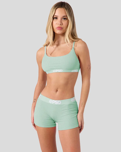 PSD Trusted | Ribbed - Mint - Scoop Bralette - Ribbed