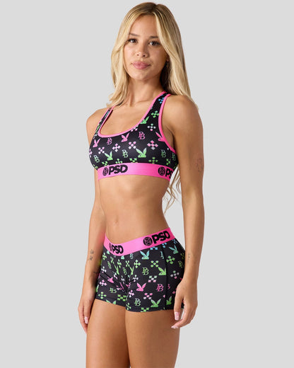 PSD Classic | Playboy - Emblem - Sports Bra