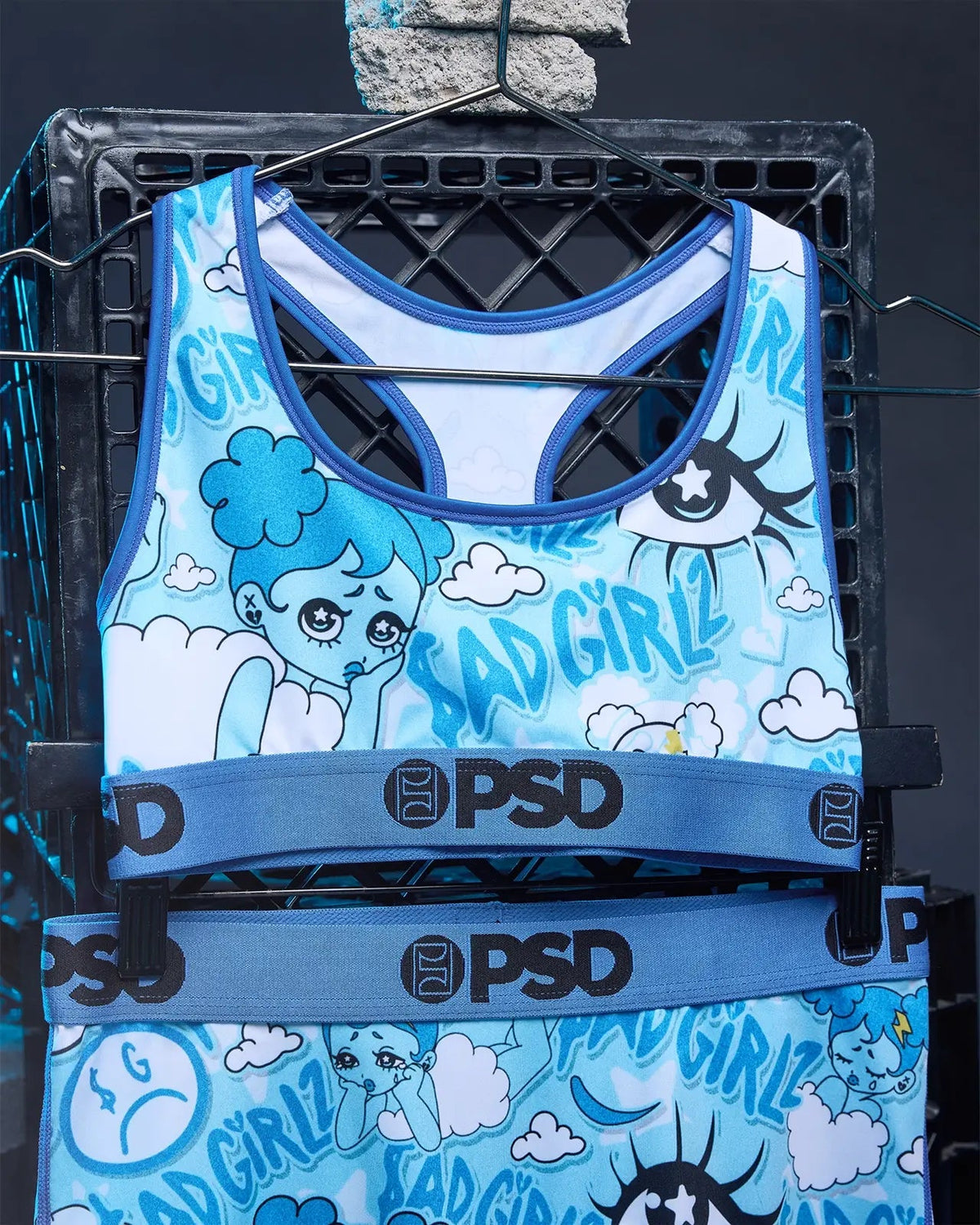 PSD Quality | Sad Girlz - Blues - Sports Bra