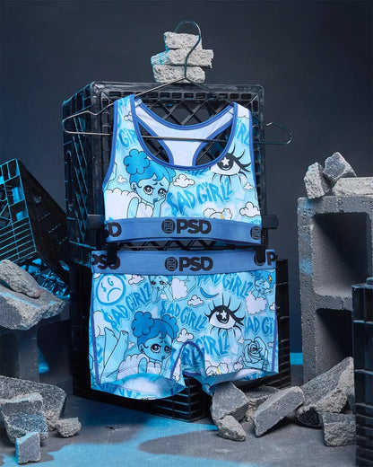 PSD Quality | Sad Girlz - Blues - Sports Bra